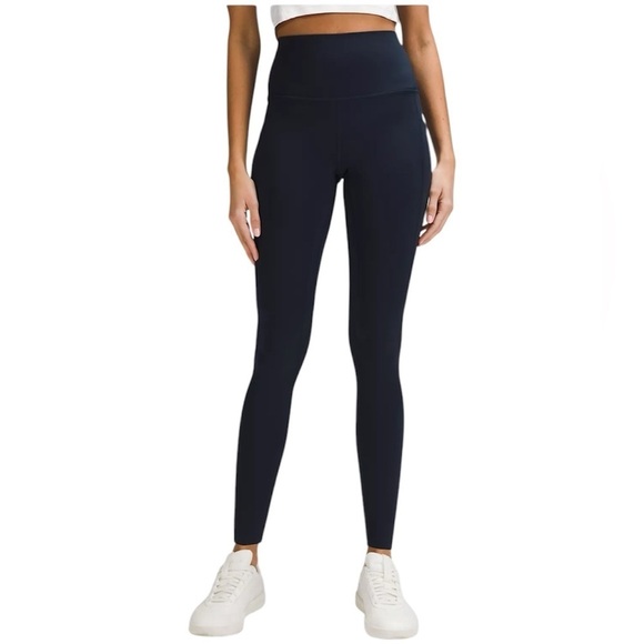 Aerie Offline Size Small 7/8 High Rise Navy Blue Leggings - Picture 1 of 4